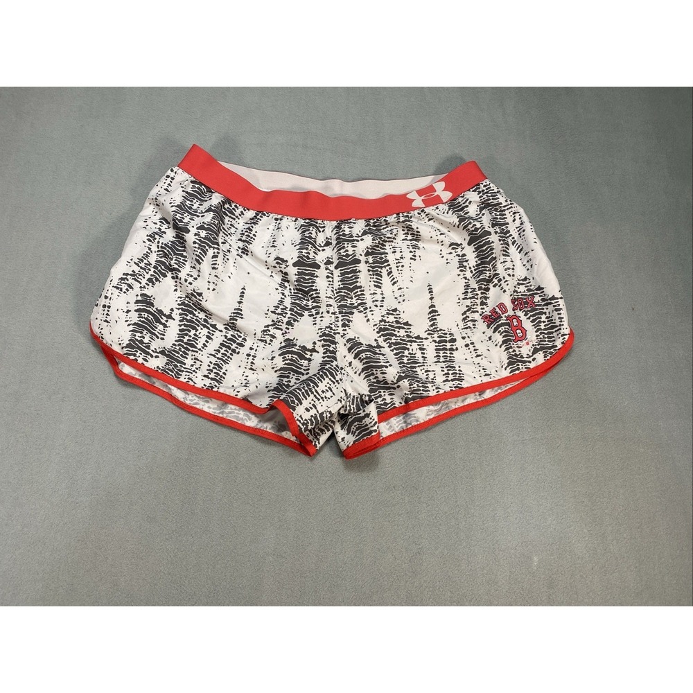 Boston Red Sox Womens Under Armour Shorts XL‎ Snake Print Red Trim MLB Baseball